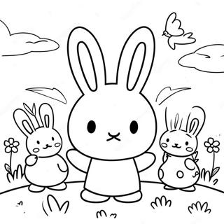 Pagina Para Colorear De Miffy Con Amigos 11928-9768