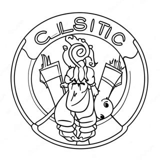 Pagina Para Colorear Del Logo De Los Celtics 11977-9804