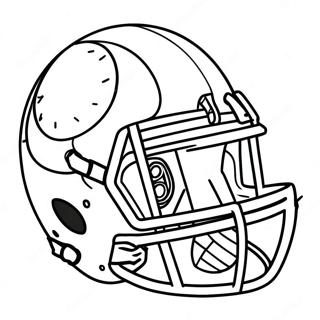 Pagina Para Colorear De Un Casco De Futbol 12227-10177