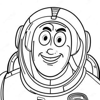 Pagina Para Colorear De Buzz Lightyear En El Espacio 1222-977