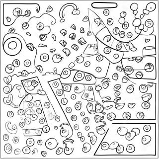 Pagina Para Colorear De Un Divertido Rompecabezas Matematico 12238-10191