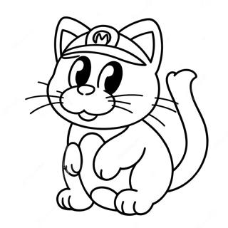 Pagina Para Colorear De Cat Mario 12257-10027