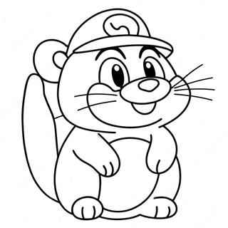 Pagina Para Colorear De Cat Mario 12257-10202