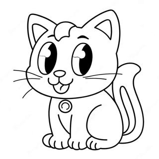 Pagina Para Colorear De Cat Mario 12257-10203