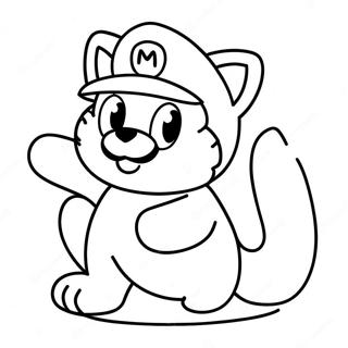 Pagina Para Colorear De Cat Mario Aventurero 12258-10029