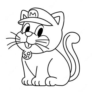 Pagina Para Colorear De Cat Mario Aventurero 12258-10031