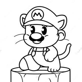 Pagina Para Colorear De Cat Mario Aventurero 12258-10032