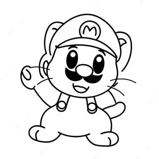 Pagina Para Colorear De Cat Mario Aventurero 12258-10206