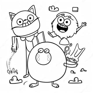 Pagina Para Colorear De Regular Show 12277-10220