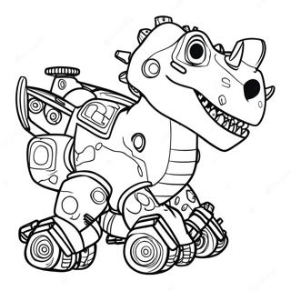 Pagina Para Colorear De Dinotrux 12297-10233