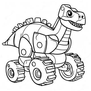 Pagina Para Colorear De Dinotrux 12297-10234