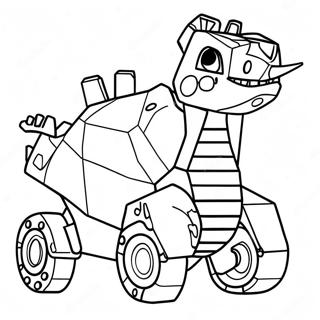 Pagina Para Colorear De Dinotrux 12297-10235