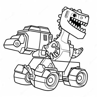 Pagina Para Colorear De Dinotrux 12297-10236