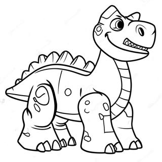 Pagina Para Colorear De Rux El Dinotrux 12298-10061