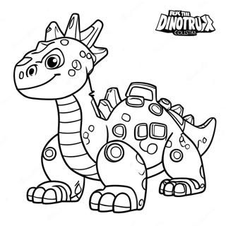 Pagina Para Colorear De Rux El Dinotrux 12298-10239