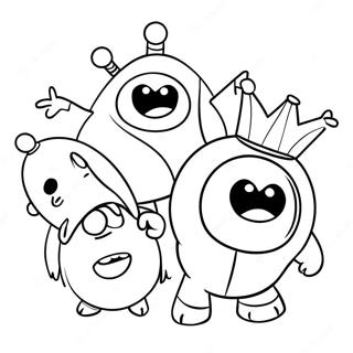 Pagina Para Colorear De Oddbods 12327-10082