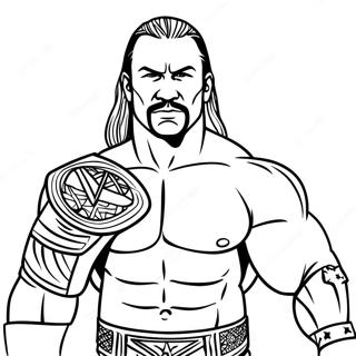 Pagina Para Colorear De Wwe 12387-10130