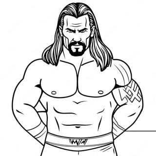 Pagina Para Colorear De Wwe 12387-10305