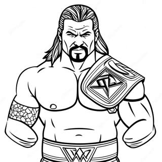 Pagina Para Colorear De Wwe 12387-10307