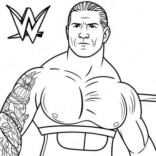 Pagina Para Colorear De Wwe 12387-10308