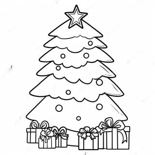 Pagina Para Colorear De Arbol De Navidad Dificil 12467-10370