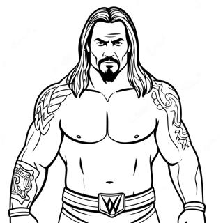 Pagina Para Colorear De Wwe 12507-10403