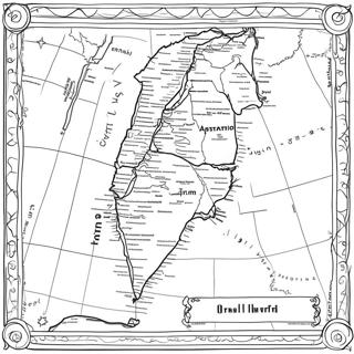 Pagina Para Colorear Del Mapa De Israel 12617-10500