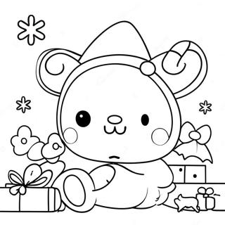 Pagina Para Colorear De Navidad De Sanrio 12627-10506