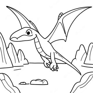 Pagina Para Colorear De Un Pterodactilo 12677-10548