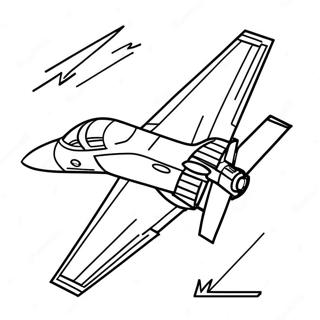 Pagina Para Colorear De Un Caza En Vuelo 12778-10629