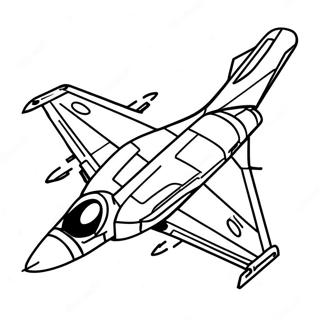 Pagina Para Colorear De Un Caza En Vuelo 12778-10630