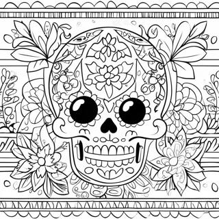 Papel Picado Páginas Para Colorear