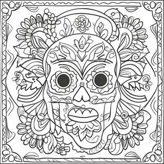 Pagina Para Colorear De Papel Picado 12867-10695