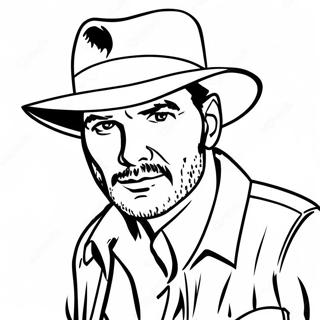 Pagina Para Colorear De La Aventura De Indiana Jones 12997-10798