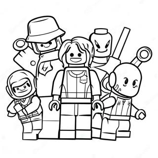 Pagina Para Colorear De Personajes De Lego Fortnite 13067-10854