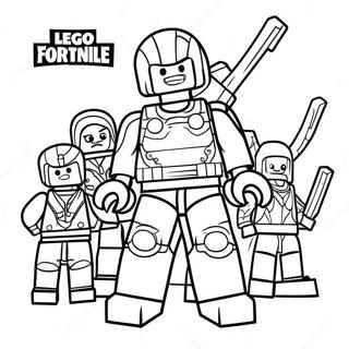 Pagina Para Colorear De Personajes De Lego Fortnite 13067-10856