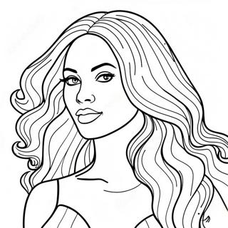 Pagina Para Colorear De Beyonce 13107-10886