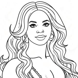 Pagina Para Colorear De Beyonce 13107-10887