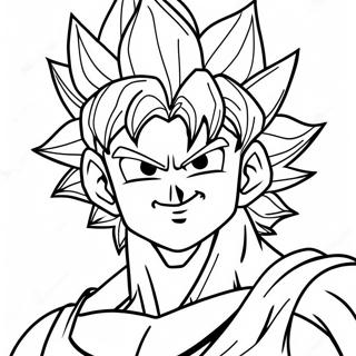 Pagina Para Colorear De Goku Super Saiyan 13187-10950