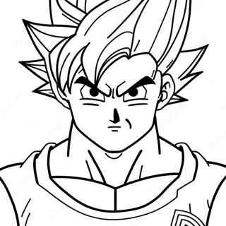 Pagina Para Colorear De Goku Super Saiyan 13187-10952