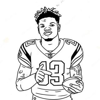 Pagina Para Colorear De Lamar Jackson 13237-10990