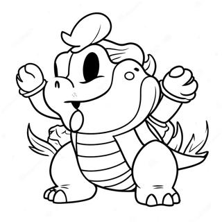 Bowser Jr Páginas Para Colorear