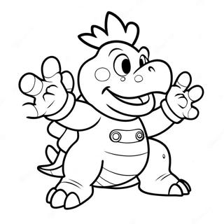 Pagina Para Colorear De Bowser Jr 13267-11016