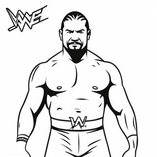 Pagina Para Colorear De Wwe 13527-11223