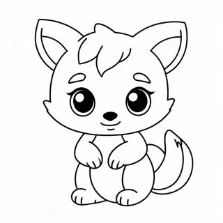 Pagina Para Colorear De Animal Chibi 13568-11246