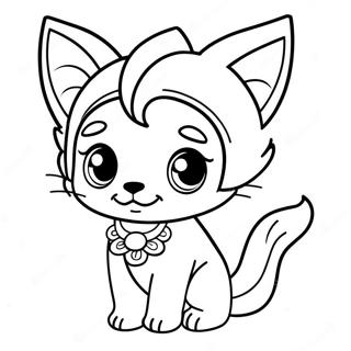 Pagina Para Colorear De Animal Chibi 13568-11247