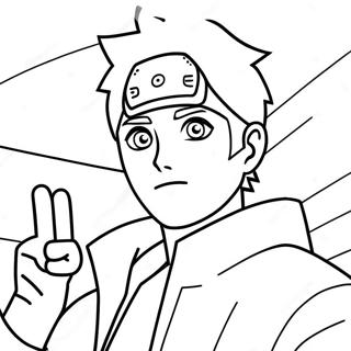 Pagina Para Colorear De Boruto En Accion 13599-11274