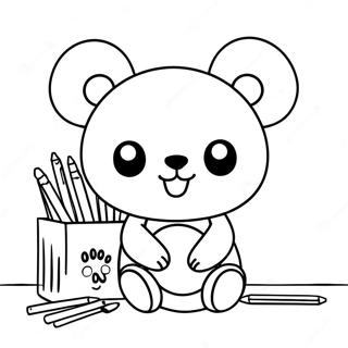 Pagina Para Colorear De Rilakkuma 13658-11319