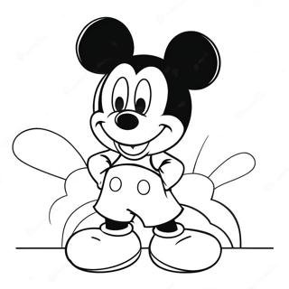 Pagina Para Colorear De Mickey Mouse Para El Dia De San Valentin 13738-11383