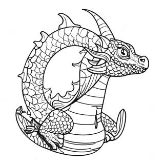 Pagina Para Colorear De Dragon De Agua 13858-11478